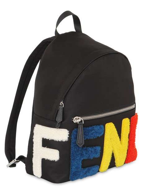 fendi backpack black|fendi backpacks for men.